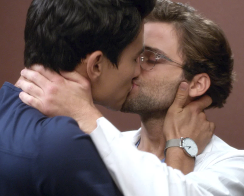Gay kiss Grey's Anatomy